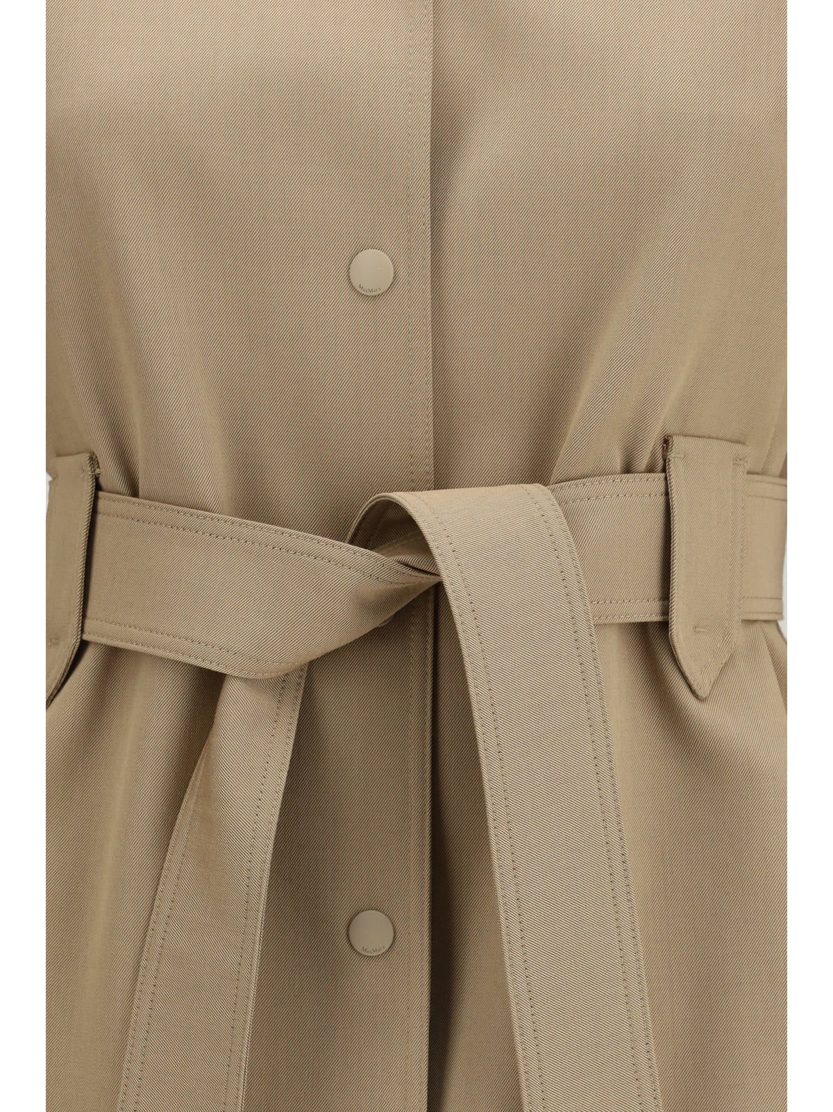 Max Mara Wool Jacket-shirt with belt - Hazelnut