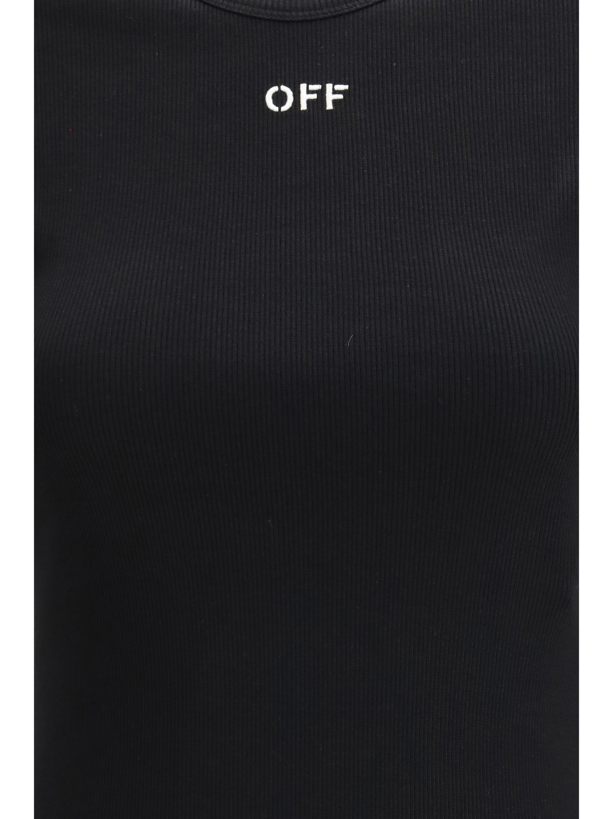 Off-White Off Stamp Rib Basic T-shirt - Black-White