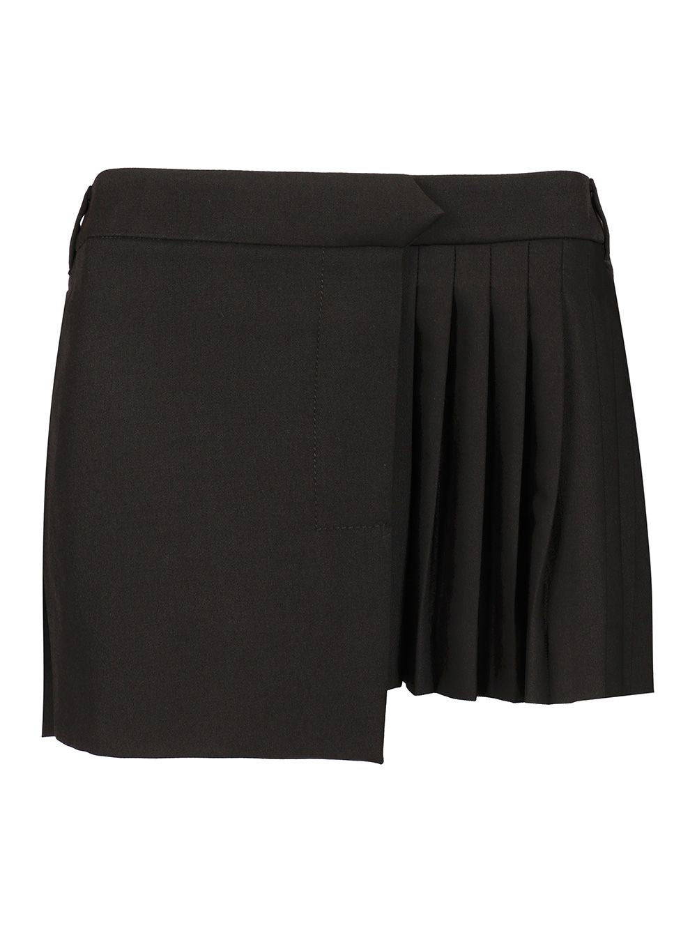 Off-White "Savana" Miniskirt - Black