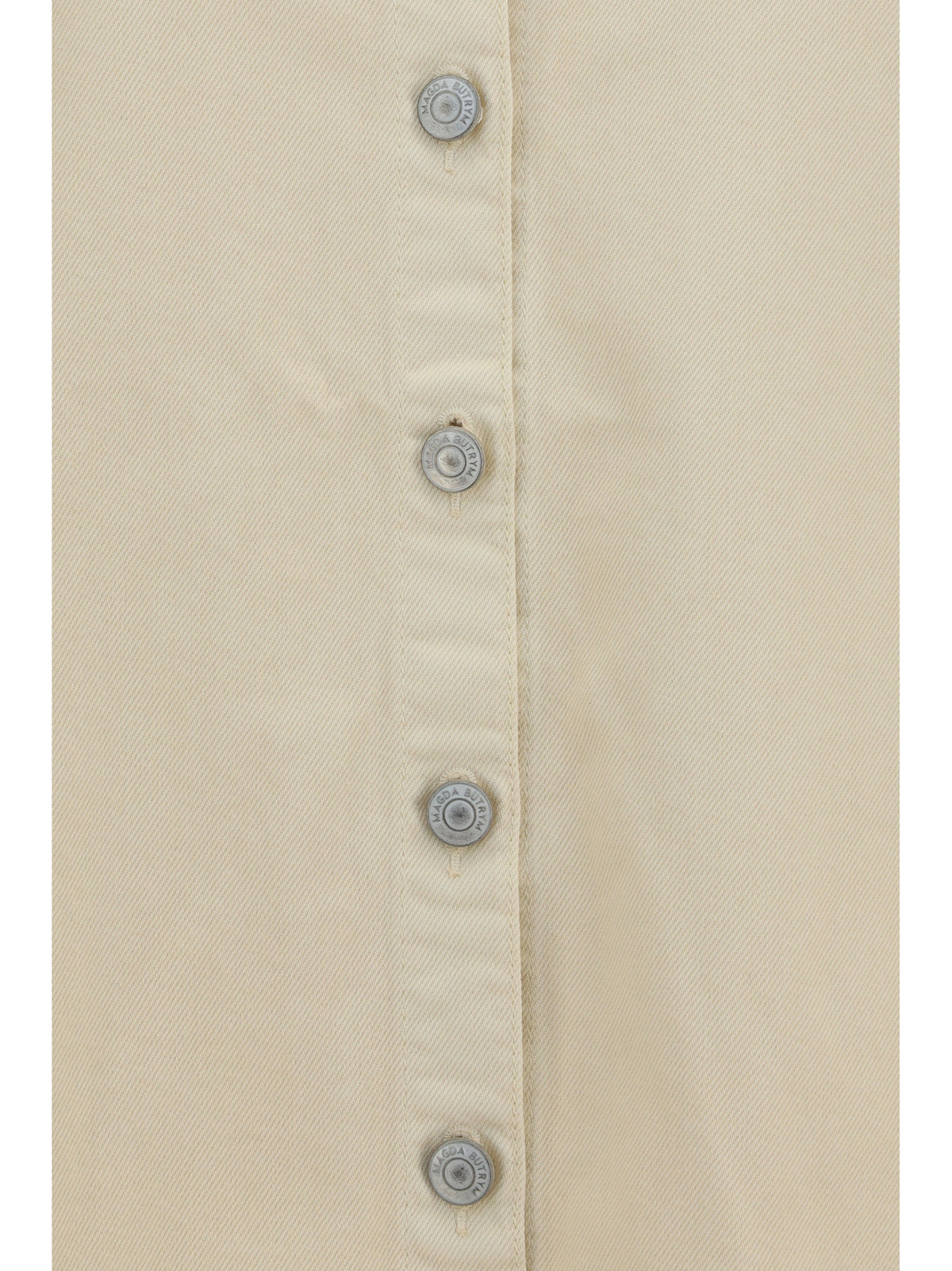 Magda Butrym Denim Shirt - Beige