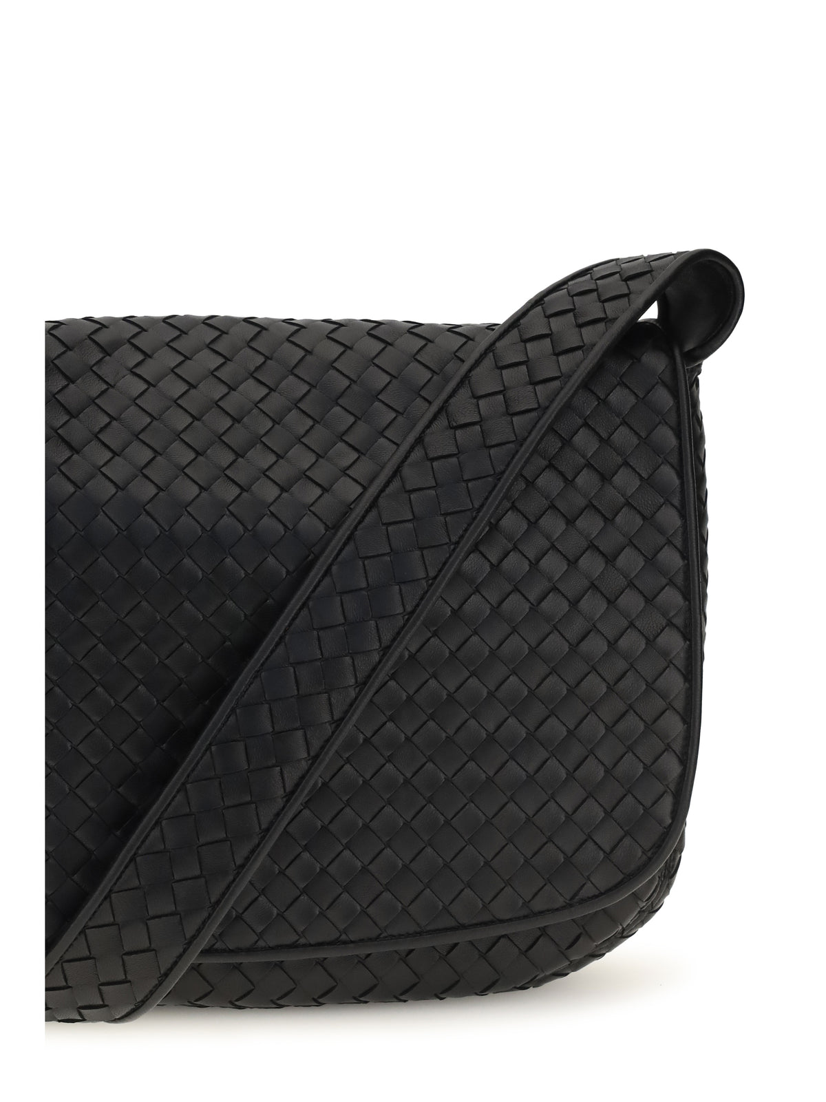 Bottega Veneta Veneto large Shoulder Bag - Black-Silver