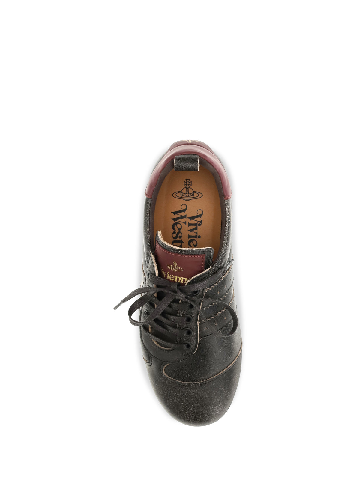 Vivienne Westwood Drunken leather Sneakers - Off Black