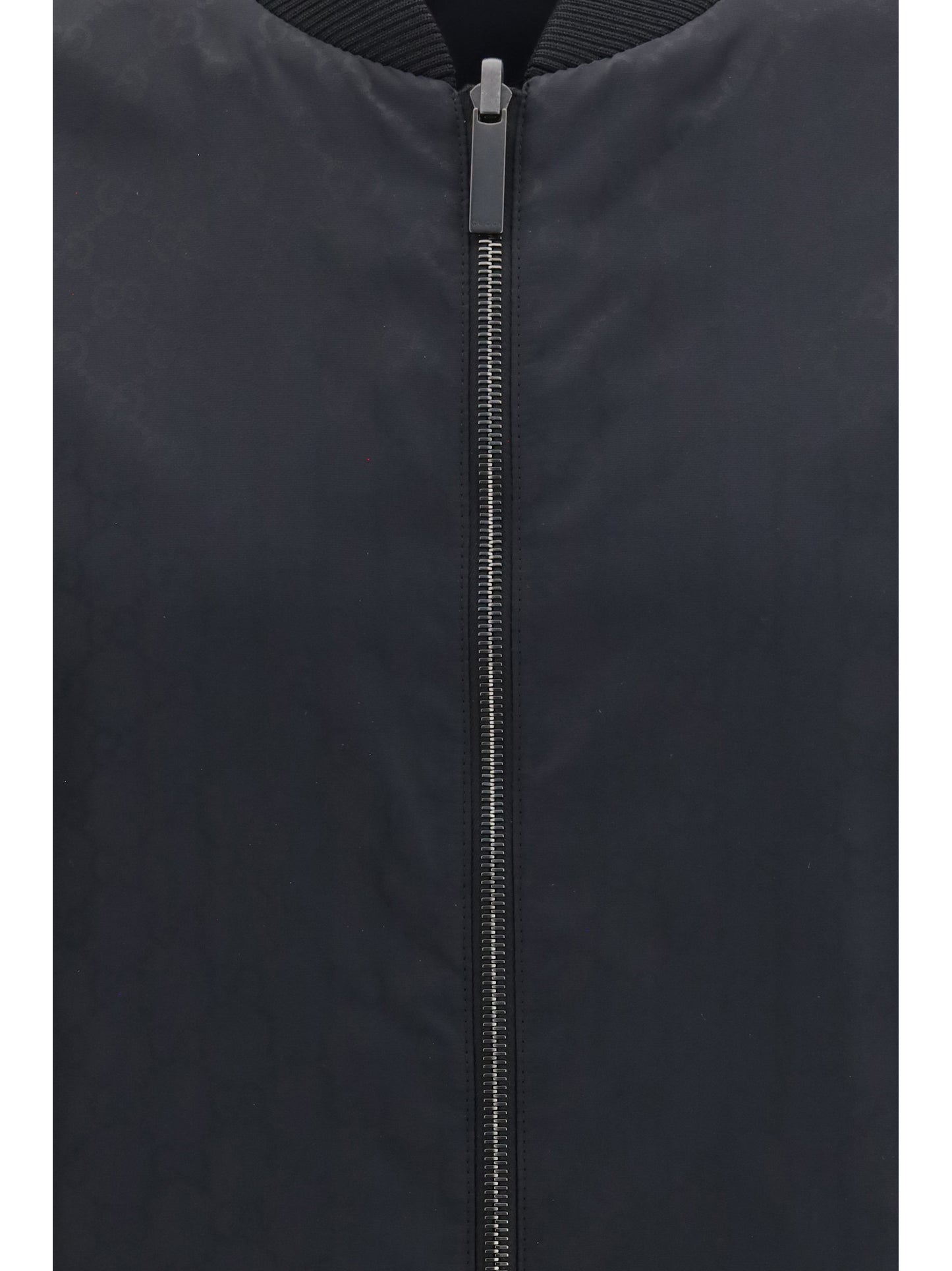 GUCCI Reversible zip Jacket in lightweight silk faille