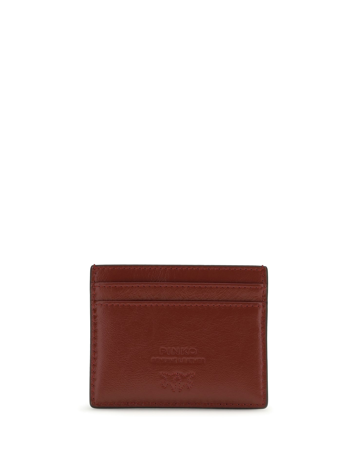 PINKO Shiny leather Card Holder