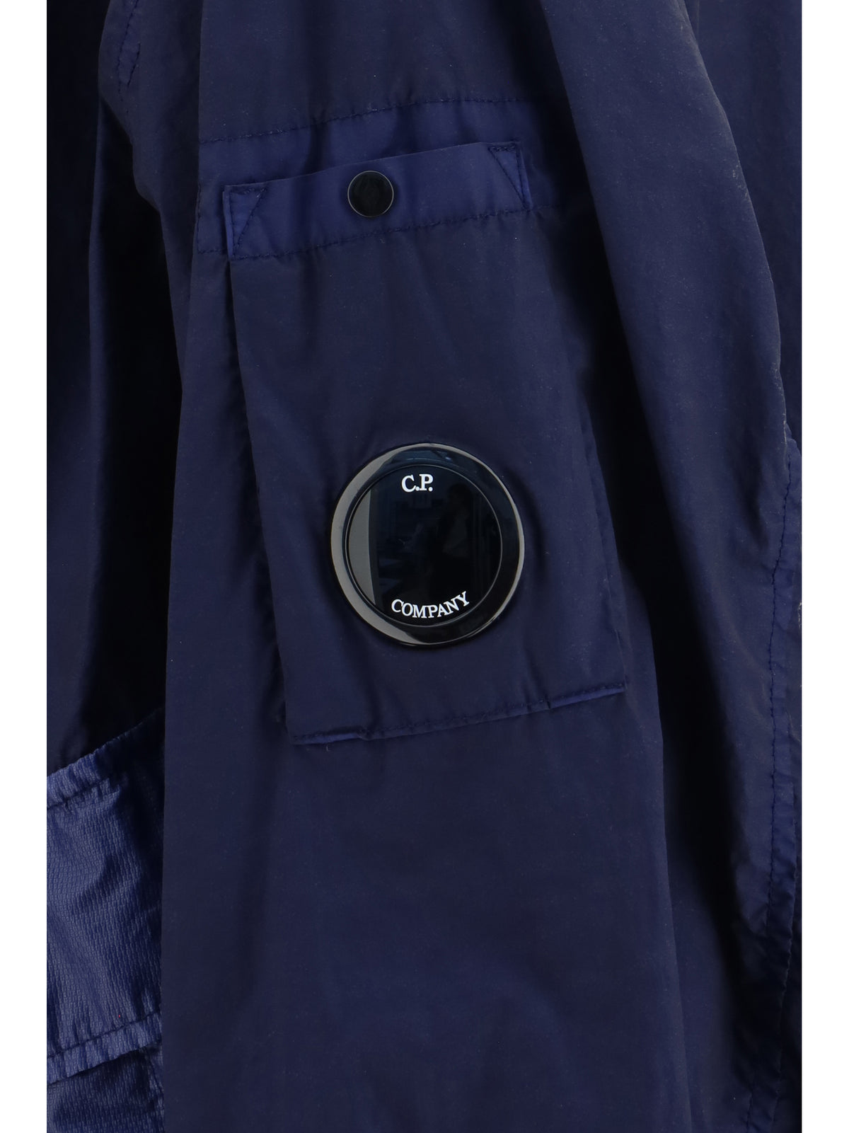 C.P. Company Bi-TM Mixed Lens bomber Jacket - Blueprint
