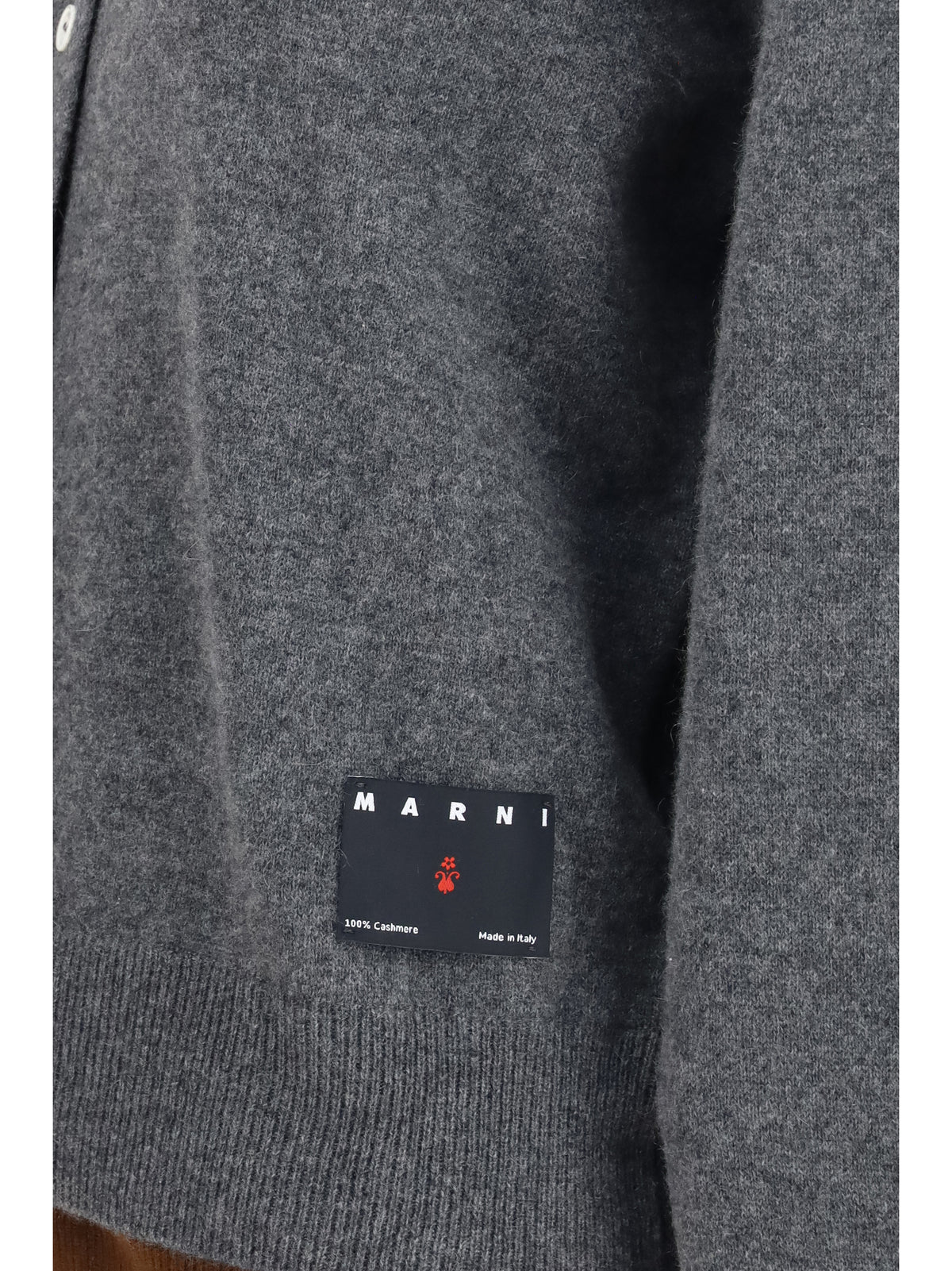 Marni Layered effect cashmere Cardigan - Graphite
