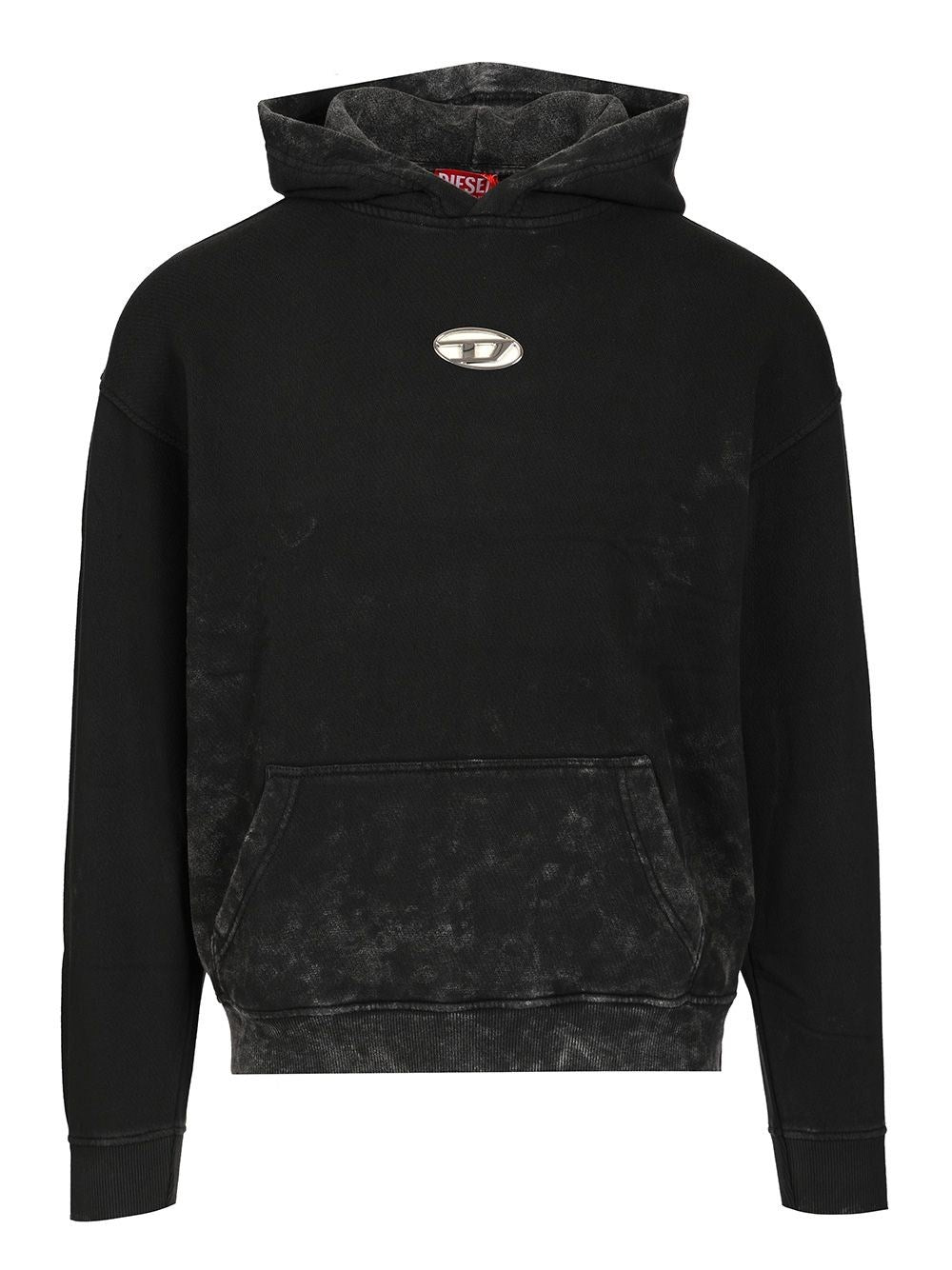 Diesel Hooded Sweatshirt "S-Boxt-Hood-T10" - Black