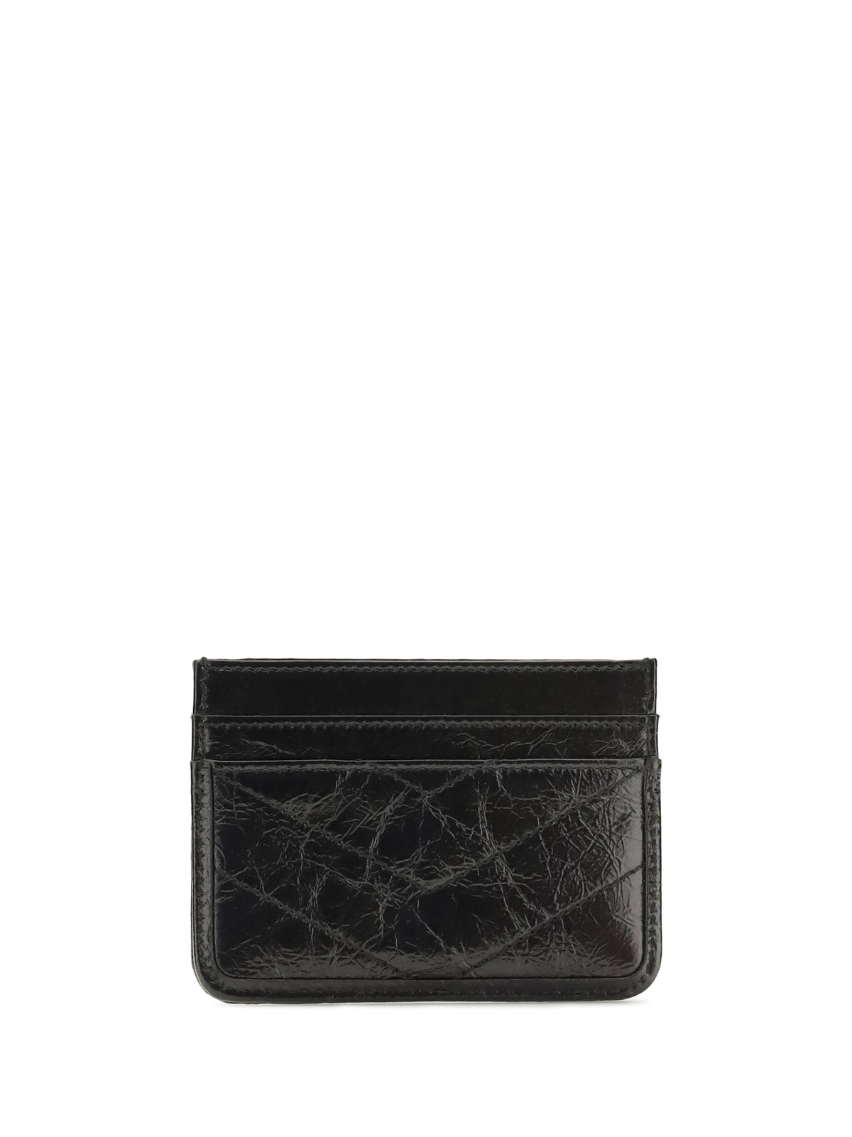 Saint Laurent Niki Vintage leather Card Holder - Black