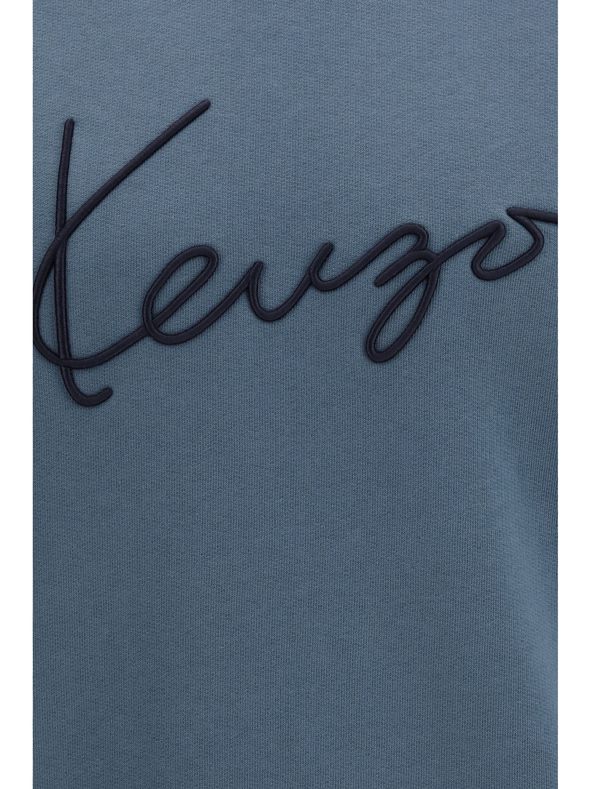 Kenzo Kenzo signature embroidered cotton Sweatshirt - Anthracite