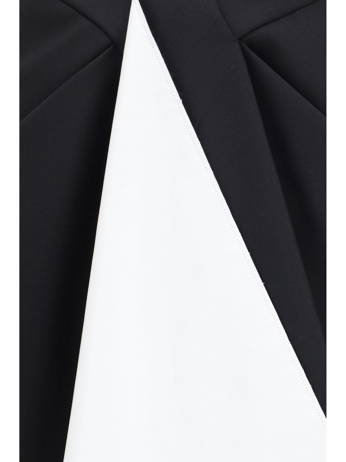Givenchy Draped midi Skirt in double-faced wool and mohair - Black