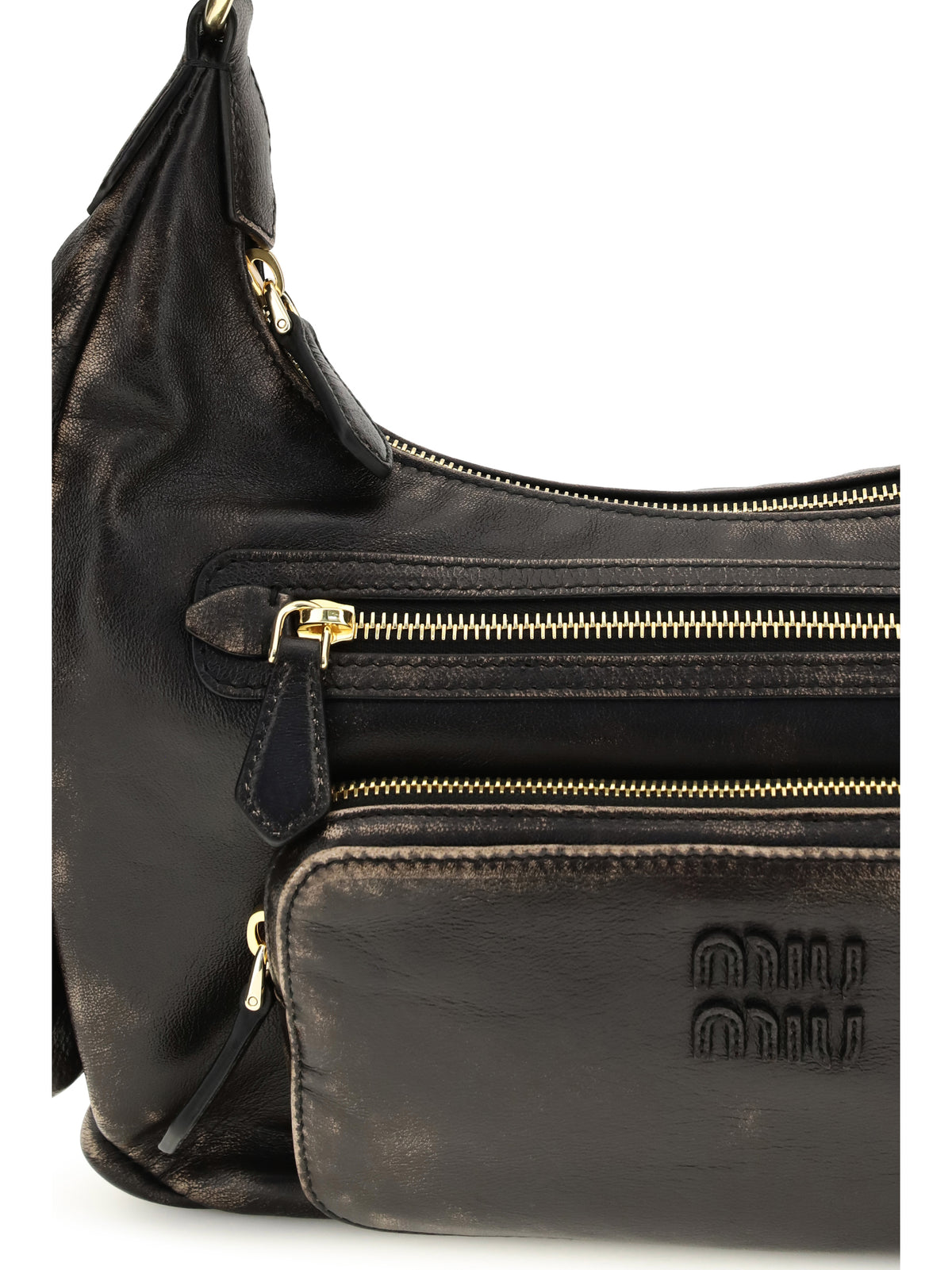 Miu Miu Pocket Shoulder Bag - Caffe'