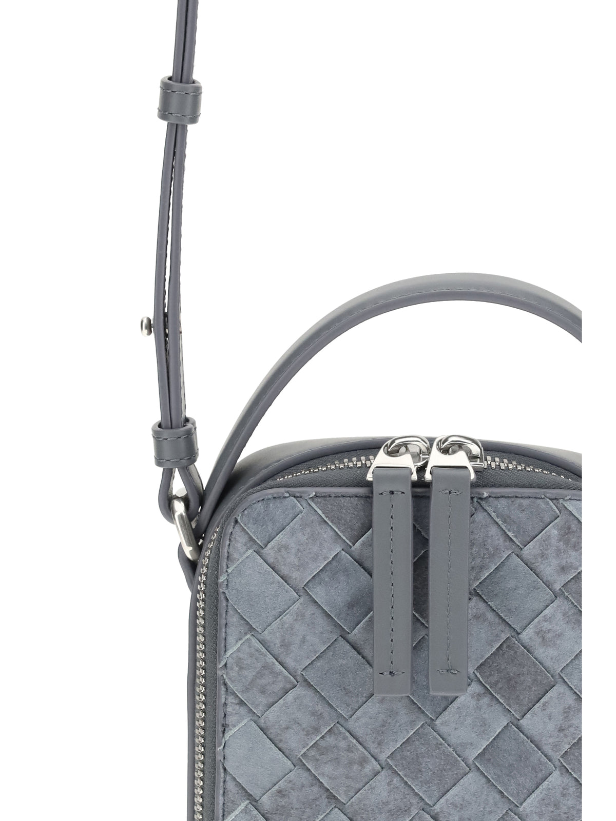 Bottega Veneta Woven Phone Case - Cloudy Indi/Gra.M-S
