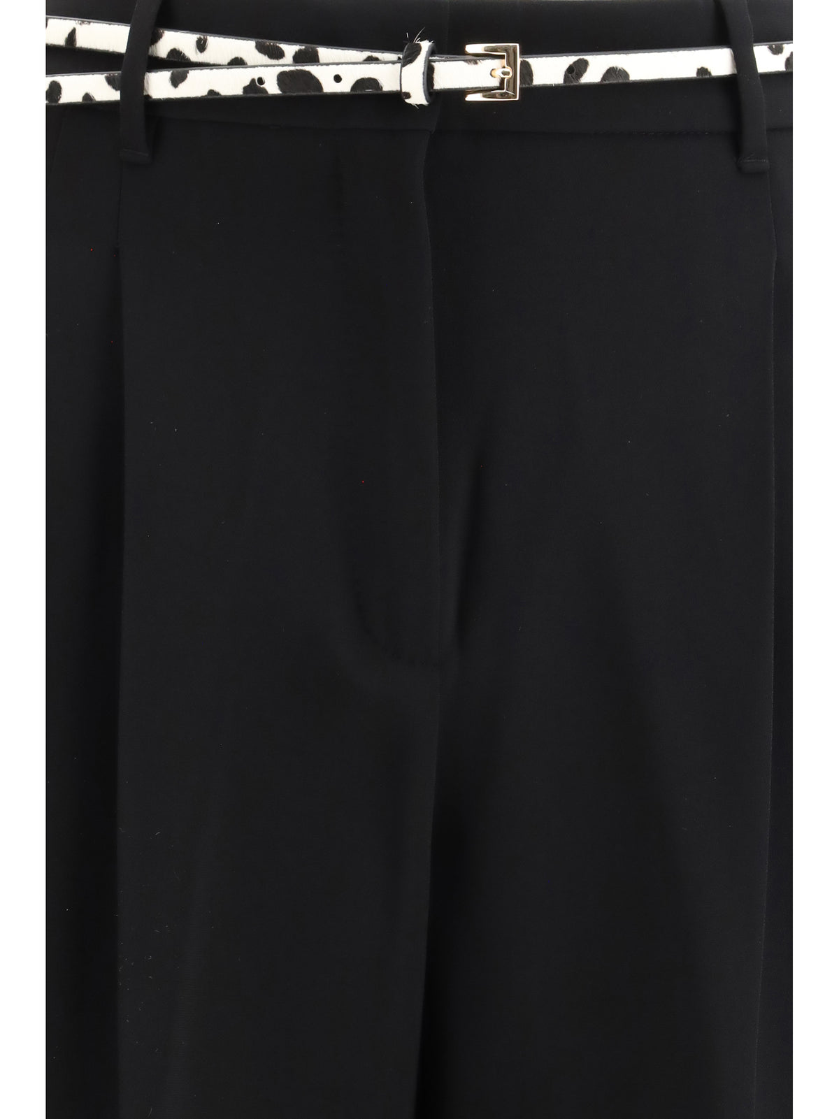 Max Mara Studio Elegant Pants with belt - Black