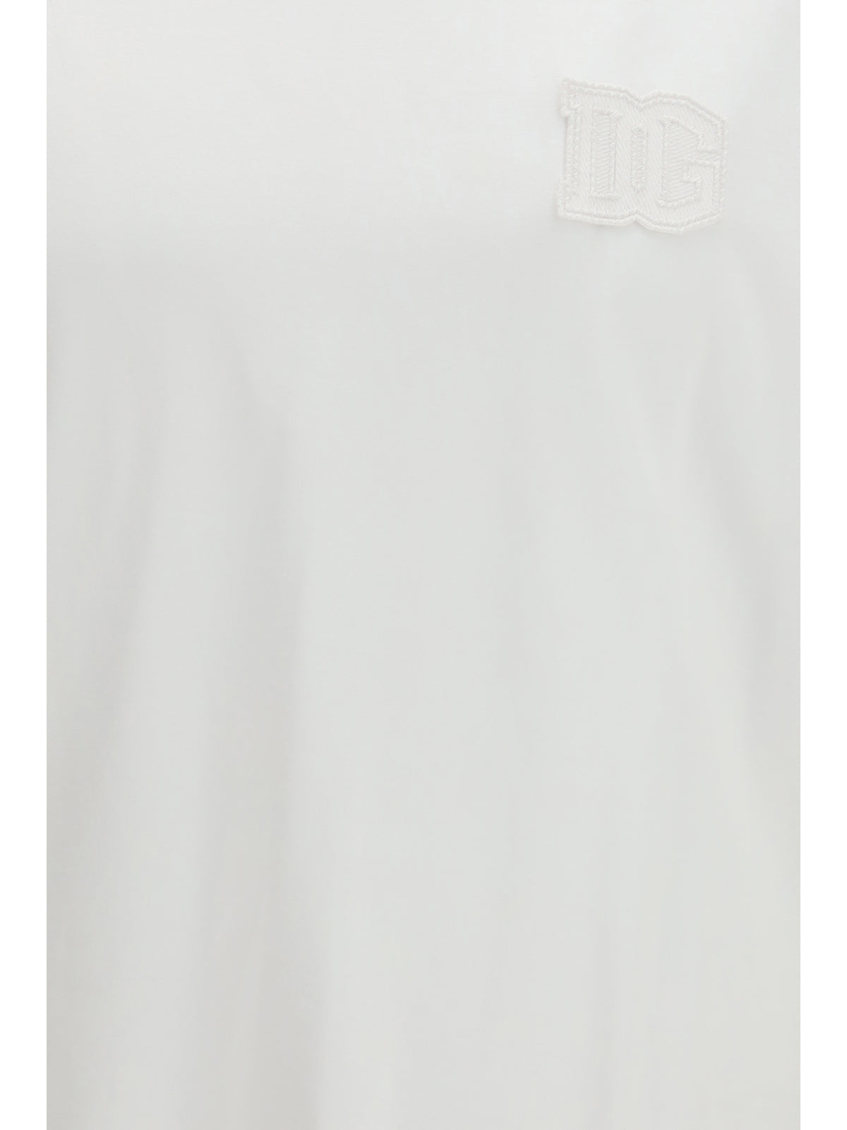 Dolce & Gabbana Cotton T-shirt with patch - White Ottico