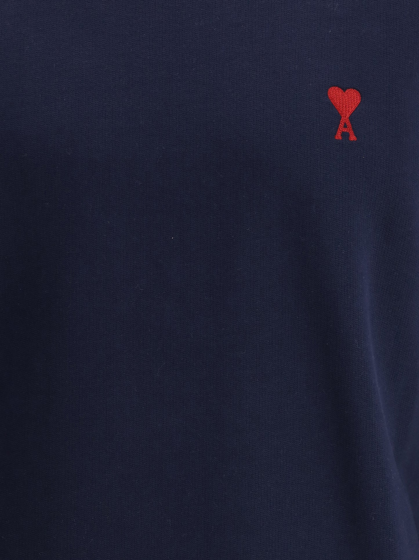 Ami Paris Logoed Sweatshirt - Bleu Nuit
