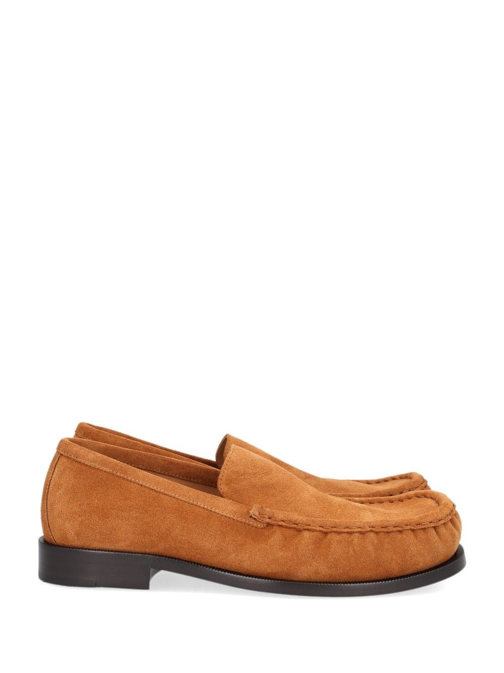 Dries Van Noten Suede Loafers - Brown