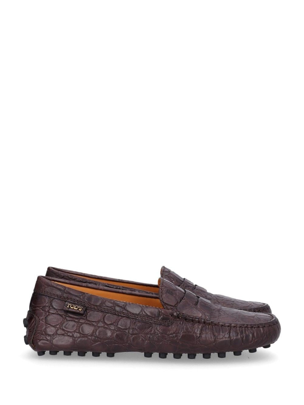 Tod's Gommino Leather Moccasin - Brown