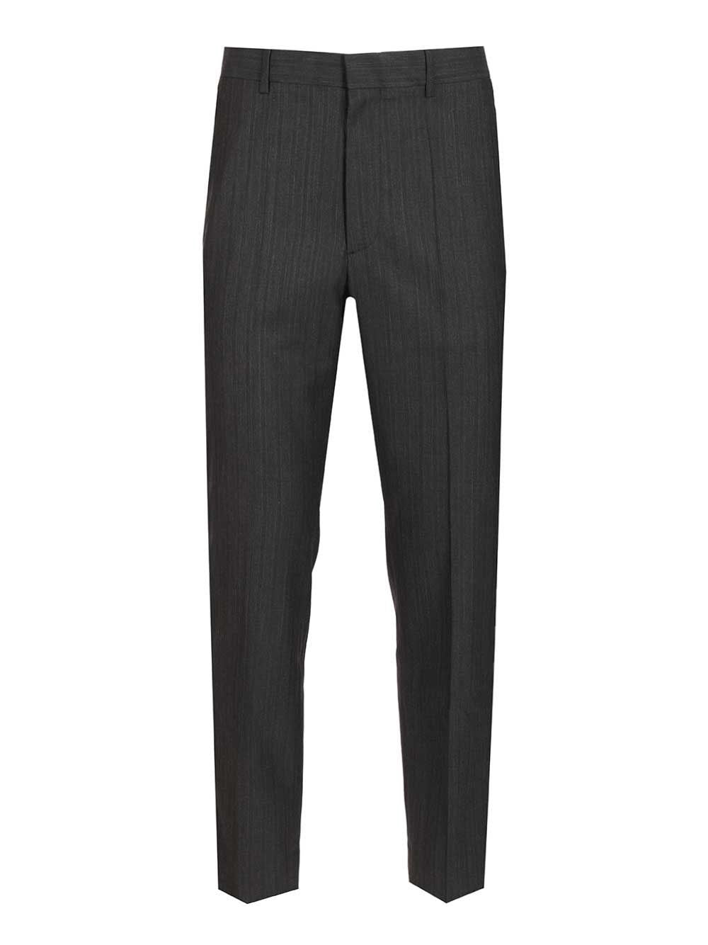 Mm6 Maison Margiela Pinstripe Trousers - Black