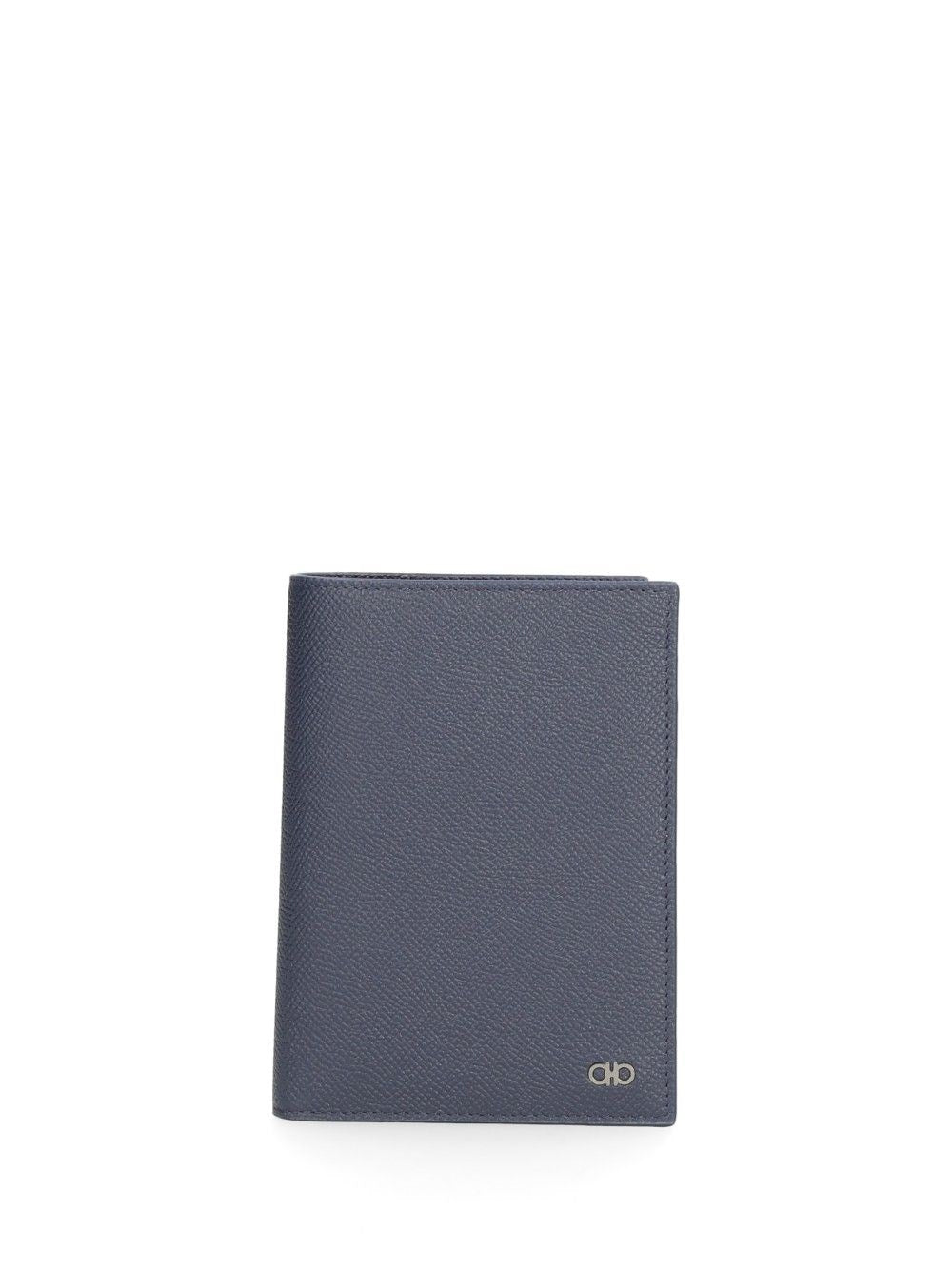 Ferragamo Gancini Compact Wallet - Blue