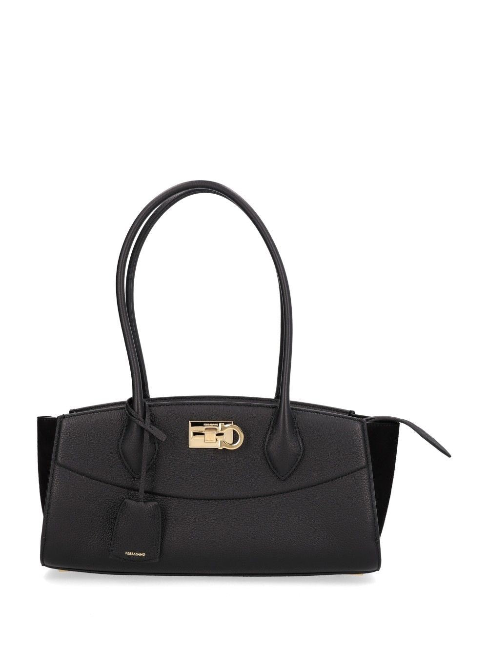Ferragamo Soft Bag "East West" - Black