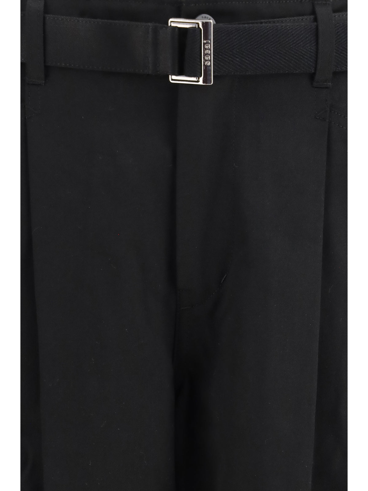 Sacai Cotton chino Pants - Black