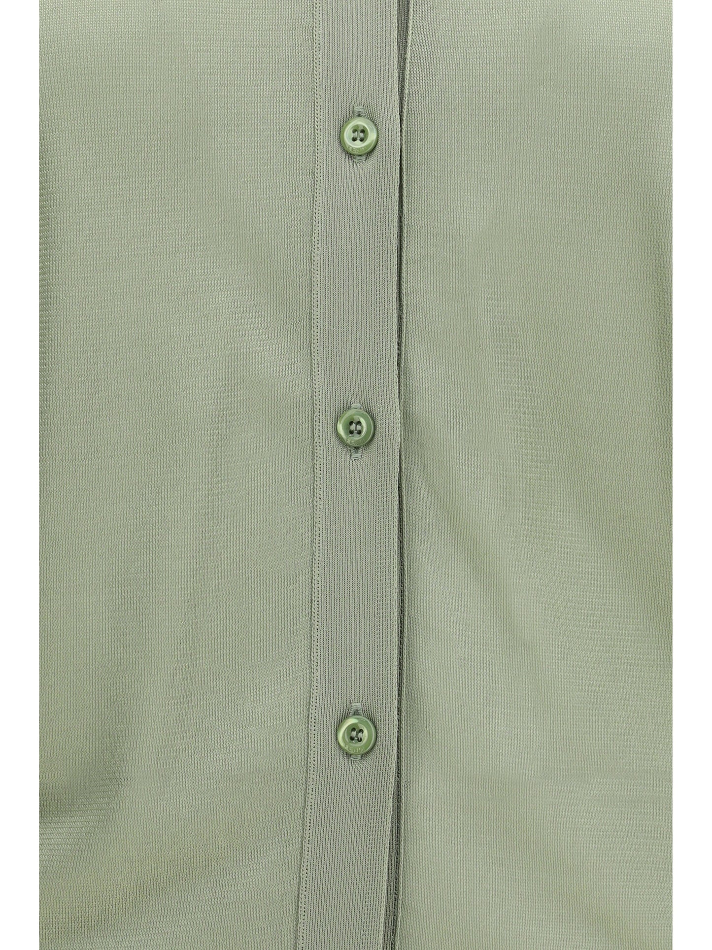 FENDI Cardigan crewneck in viscose with embroidered logo