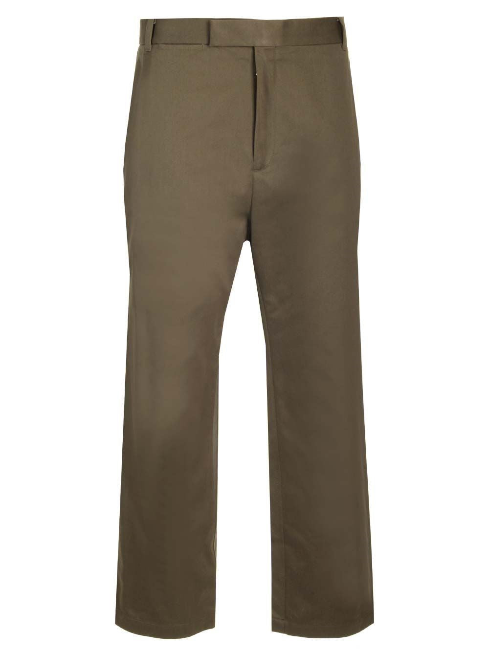 Thom Browne Relaxed Pleated Trousers - Green