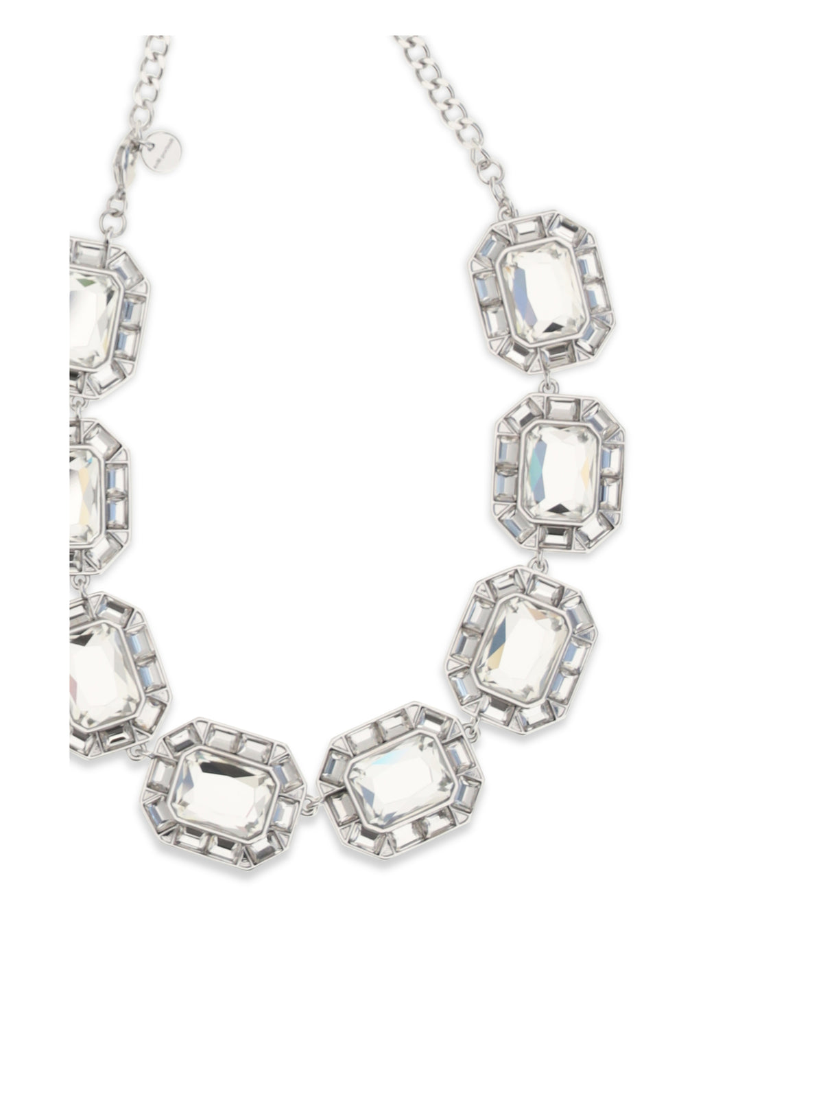 Self-Portrait Silver crystal Necklace