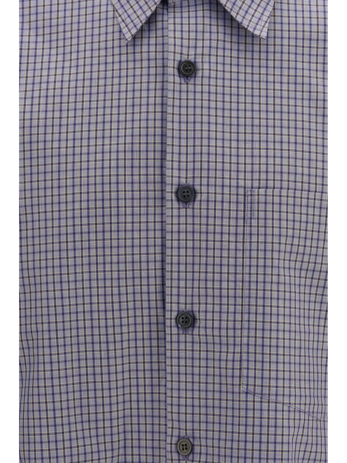 Dries Van Noten Camber double-layer Shirt - Navy
