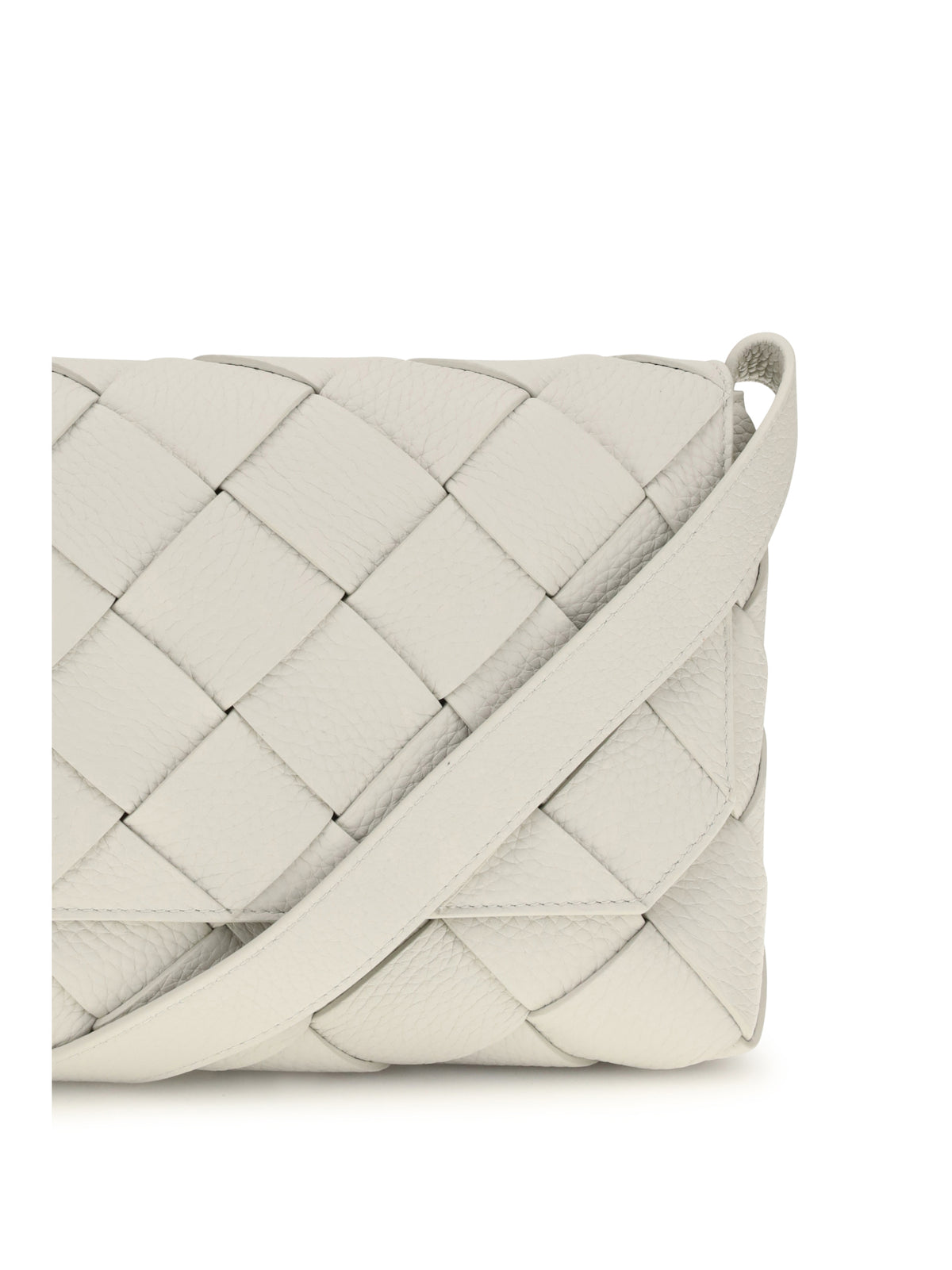 Bottega Veneta Diago Shoulder Bag - Silica Grey-Silver
