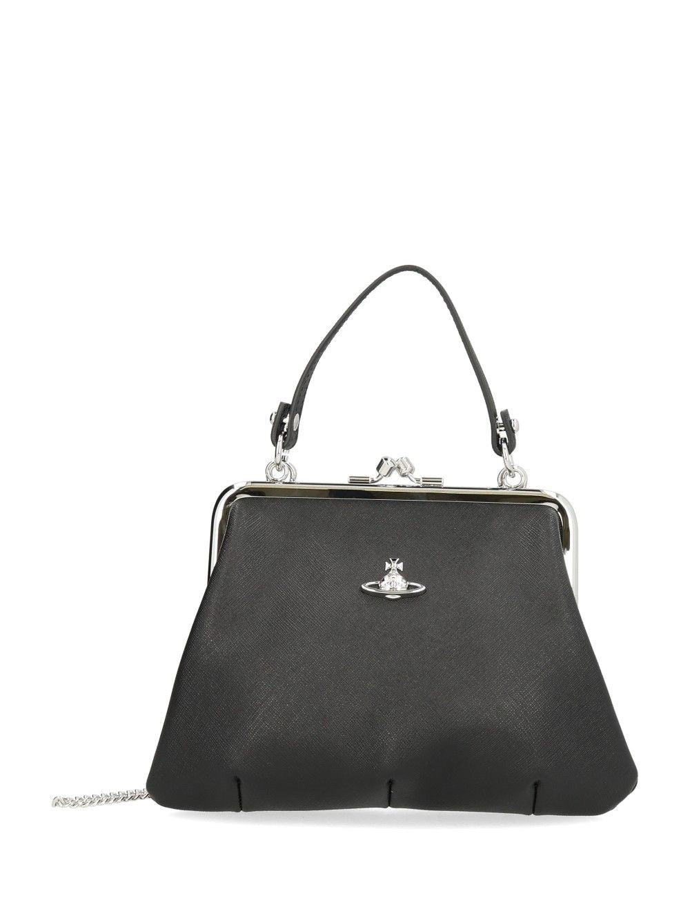 Vivienne Westwood "Granny Frame" Handbag - Black