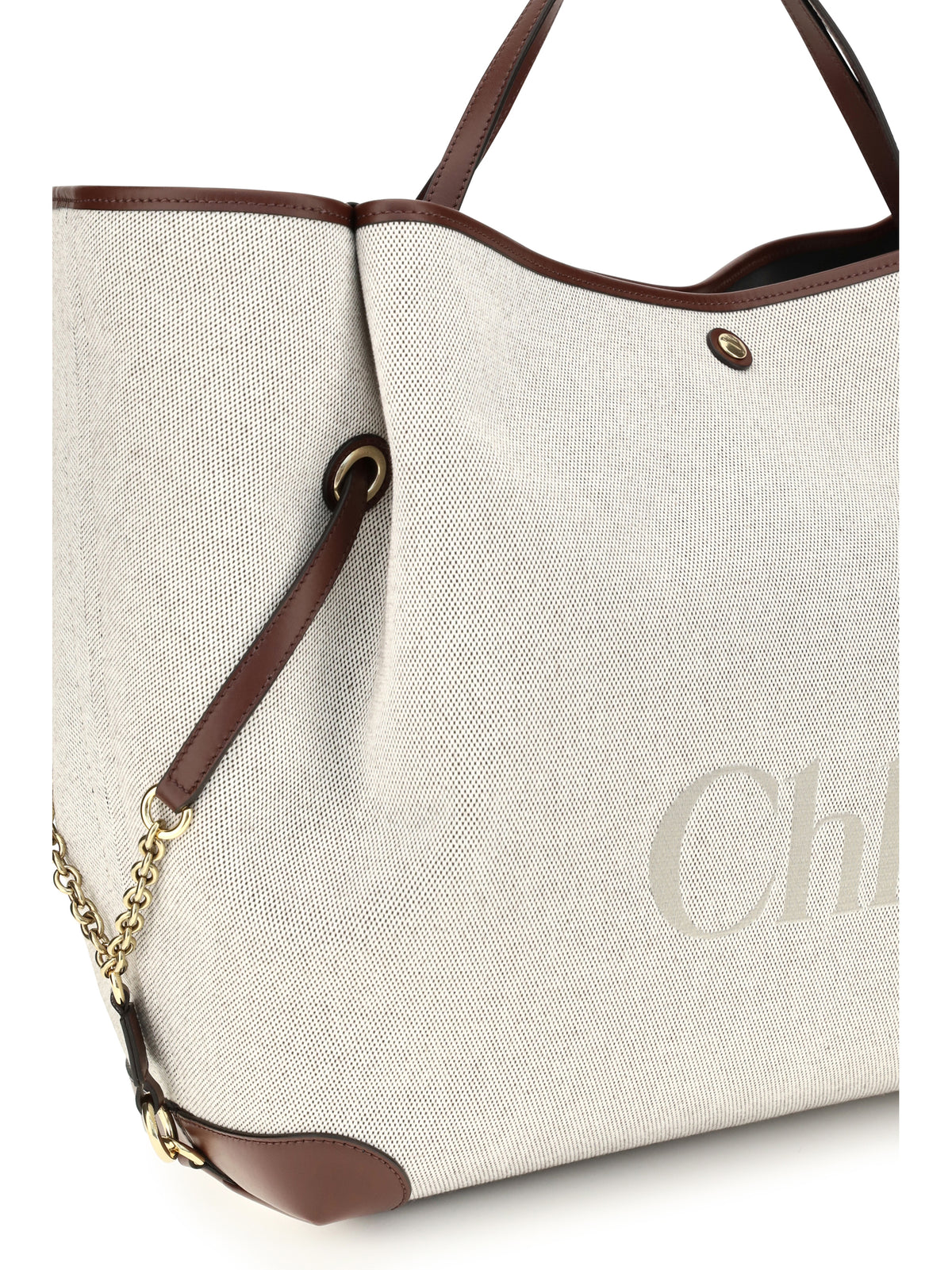 Chloé Large Carry Tote Bag - Crafty Brown