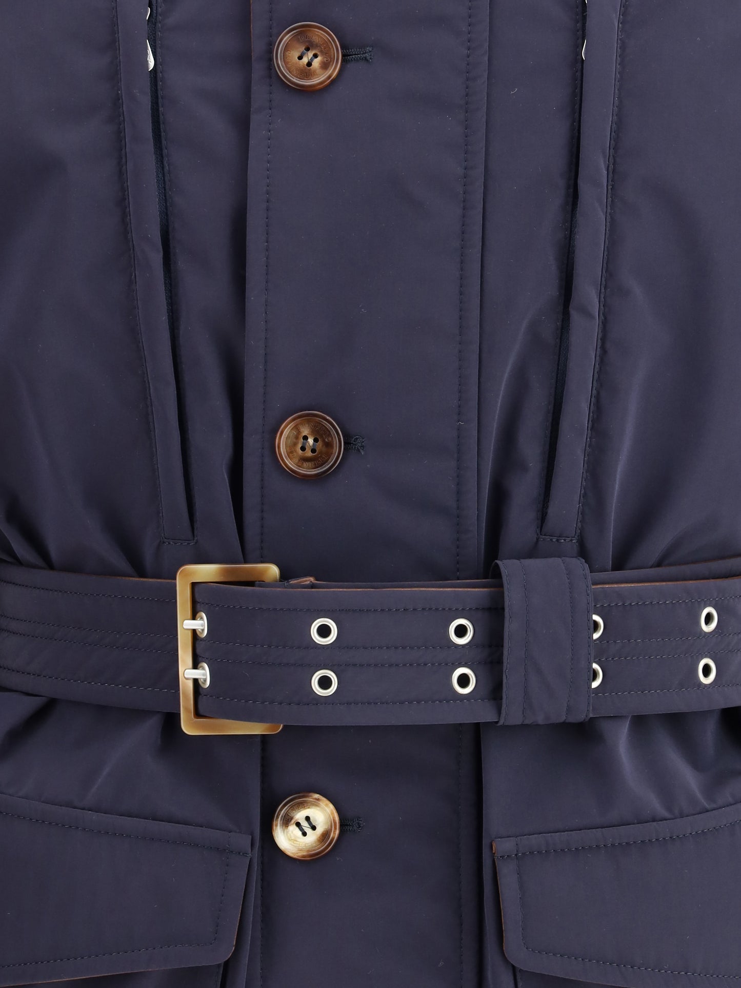 BRUNELLO CUCINELLI Membraned nylon saharan Jacket