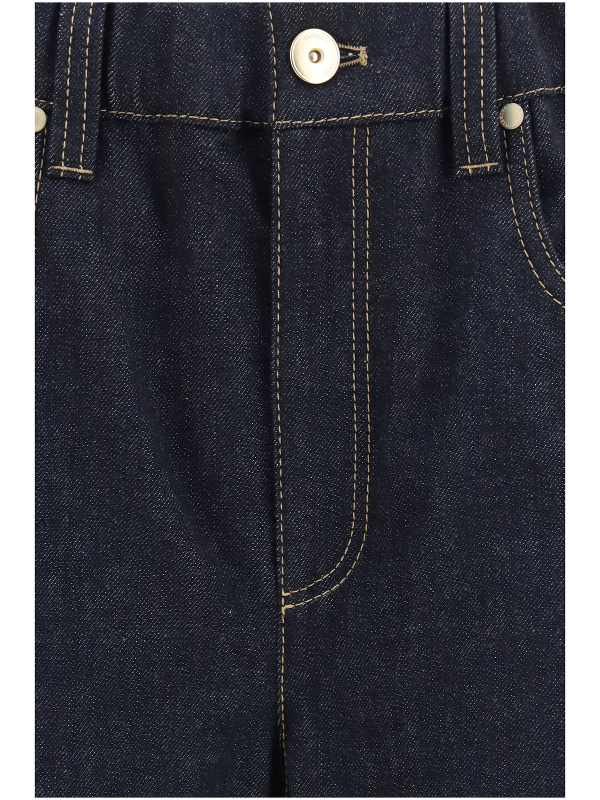Brunello Cucinelli Palazzo denim Pants - Blue