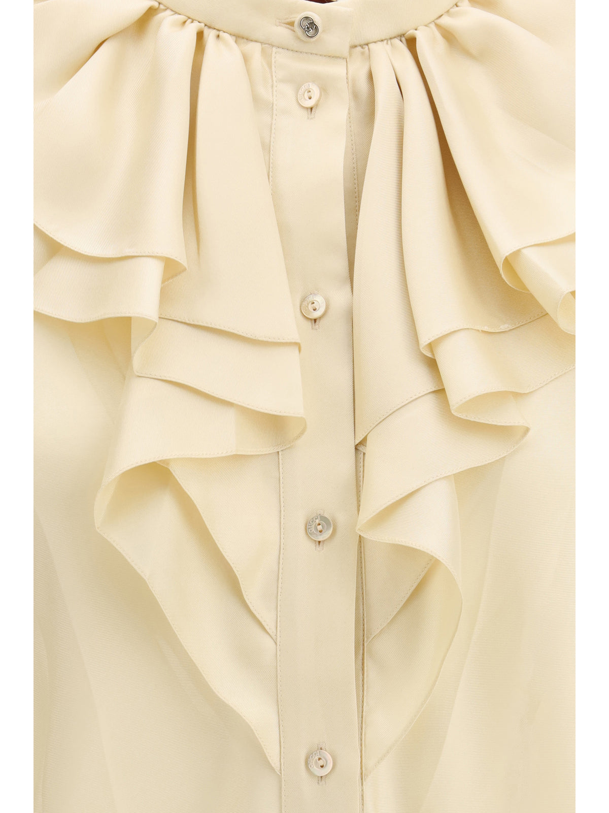 Gucci Silk twill Shirt - Mat Beige