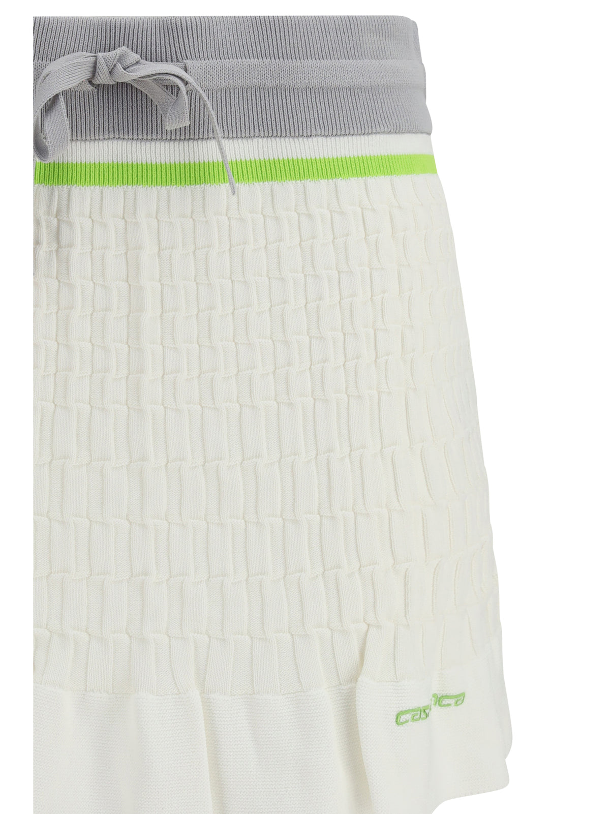 Casablanca Tennis Mini Skirt - White