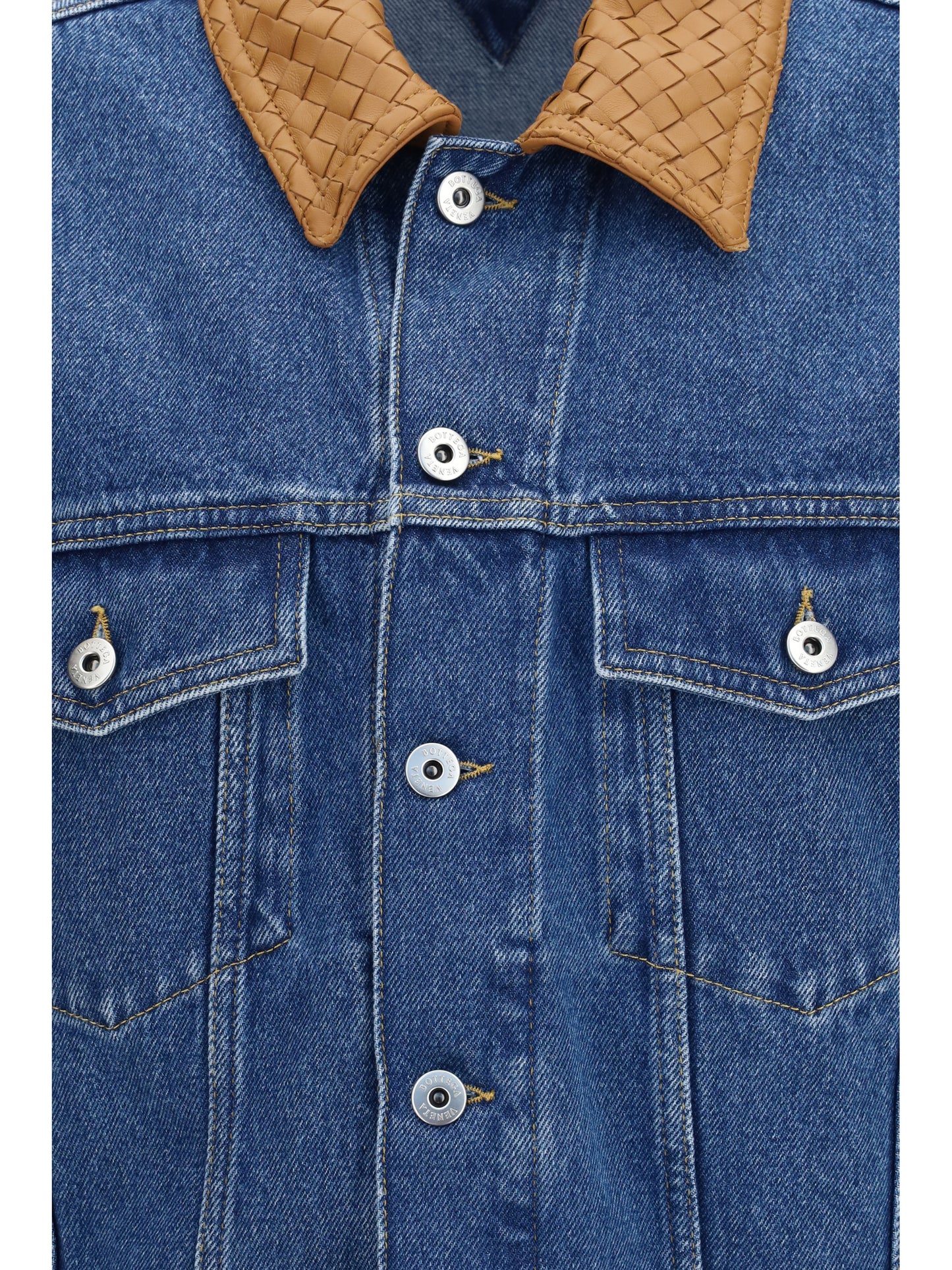 BOTTEGA VENETA Intreccio Denim Jacket