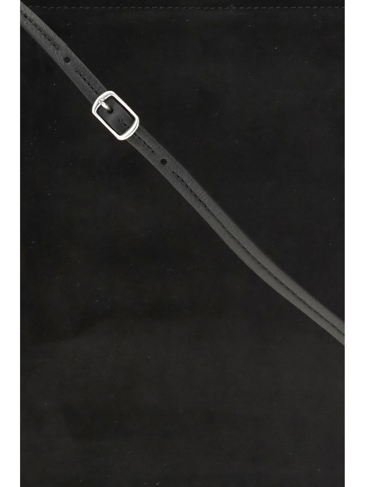 Phoebe Philo Glove suede Clutch - Black Silver