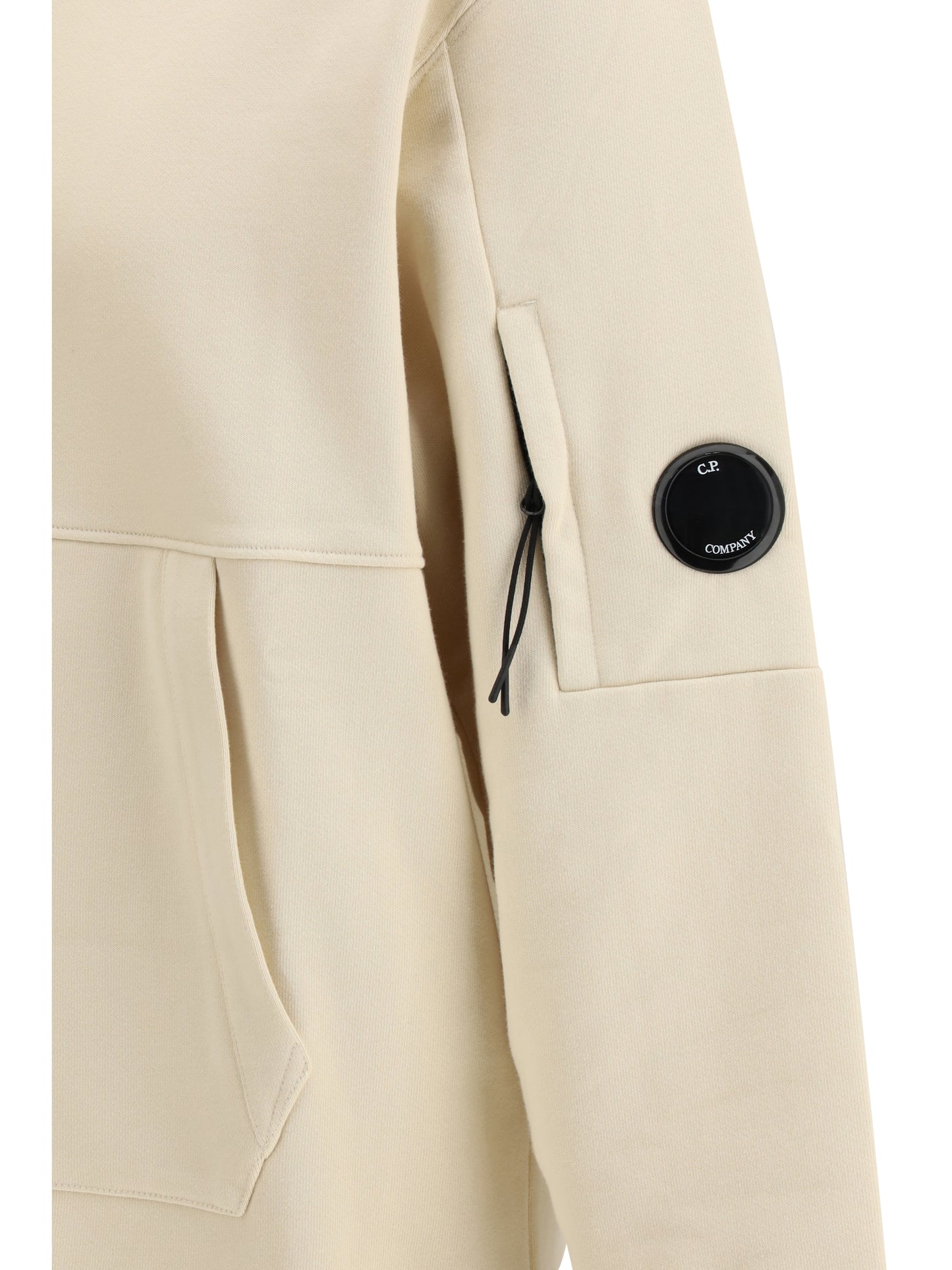 C.P. COMPANY Diagonal Raised Fleece hooded Sweatshirt