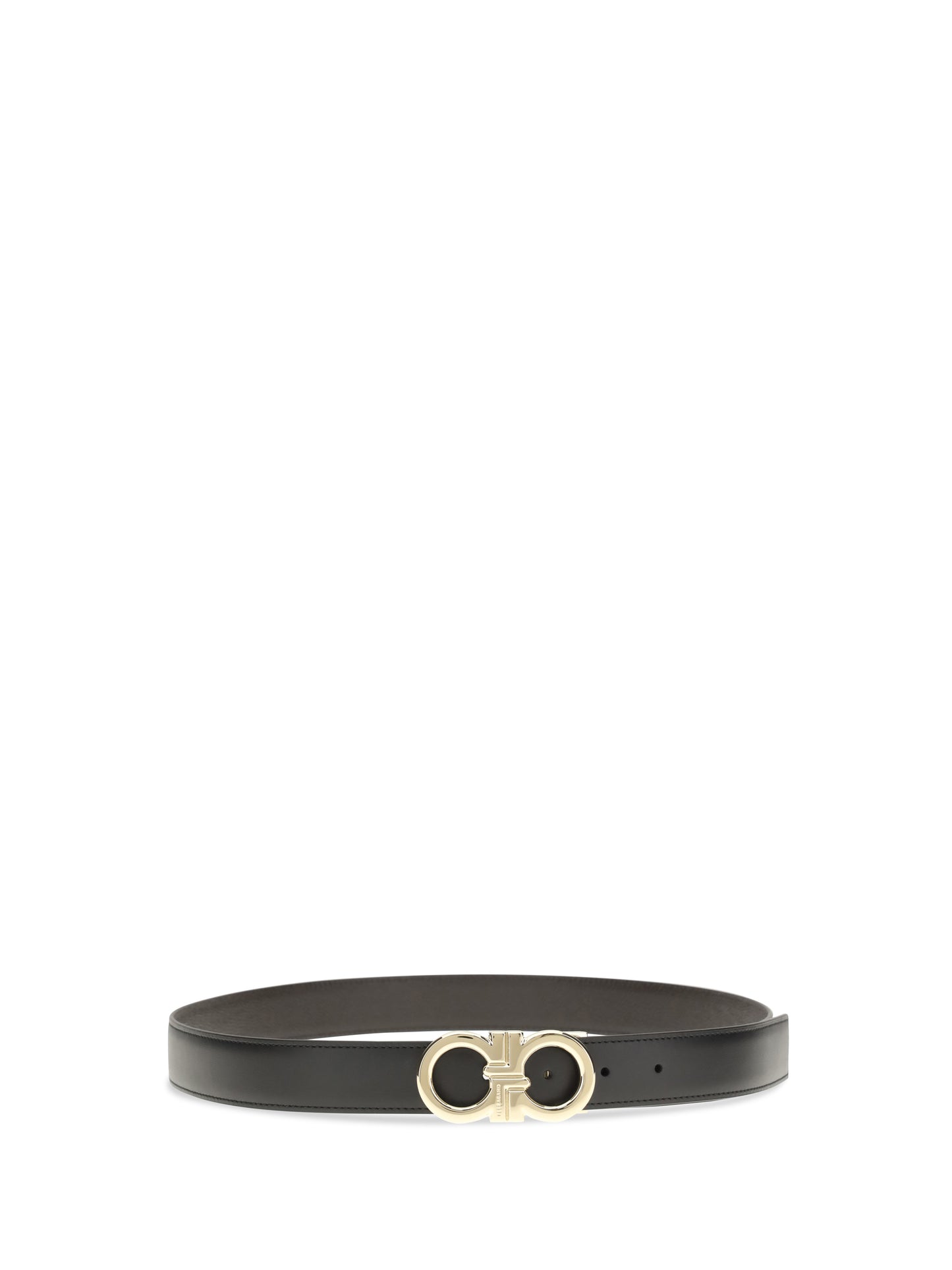 FERRAGAMO Reversible and adjustable Gancini Belt