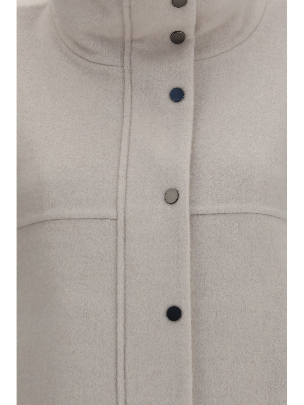 Brunello Cucinelli Double-faced virgin wool and cashmere Outerwear with detachable shearling insert - Chiglia