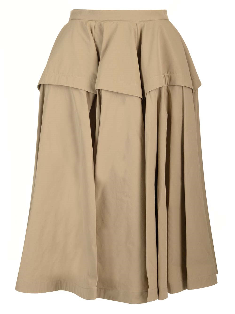 Bottega Veneta A-Line Skirt - Beige