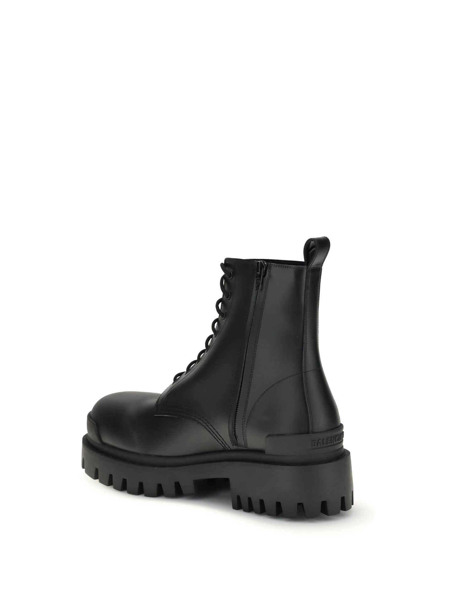 BALENCIAGA Strike Lace-Up Boots