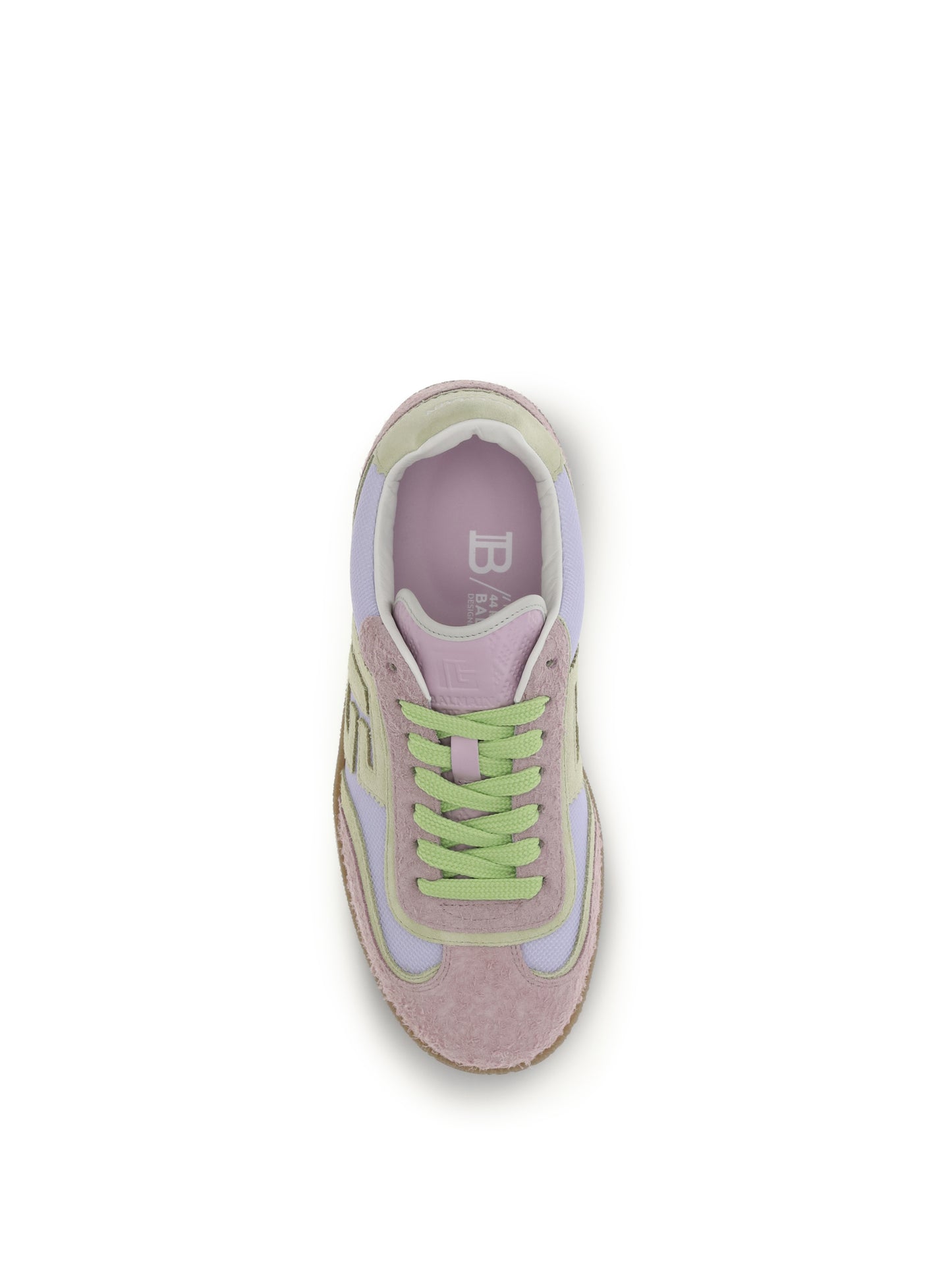 Balmain Swan Sneakers - Qei Lilas/Vert Clair