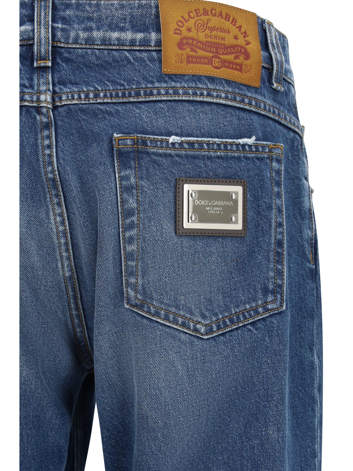 DOLCE & GABBANA Straight-leg denim Jeans