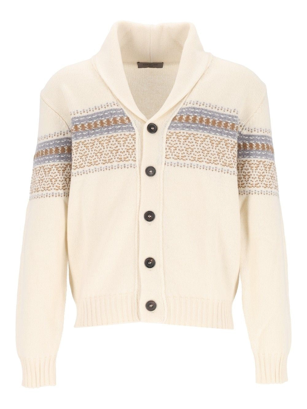 Corneliani Cashmere Cardigan - White