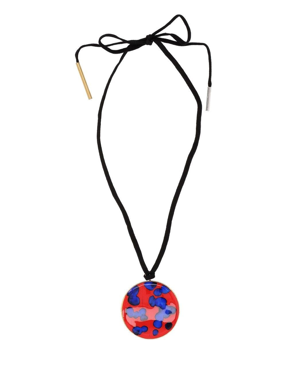 Dries Van Noten Pendant Necklace - Red