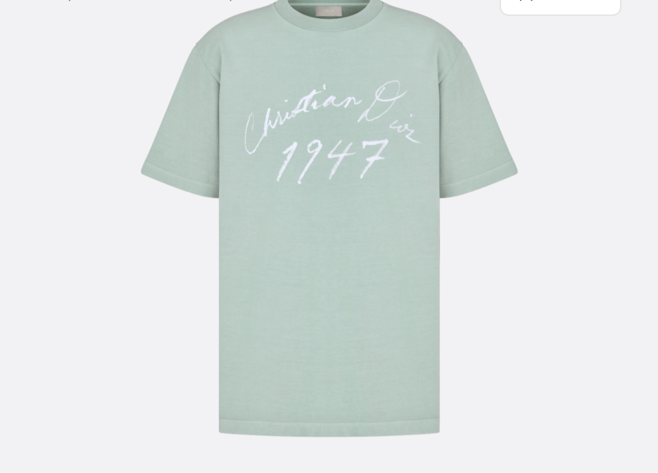 Christian Dior T-Shirt Mint