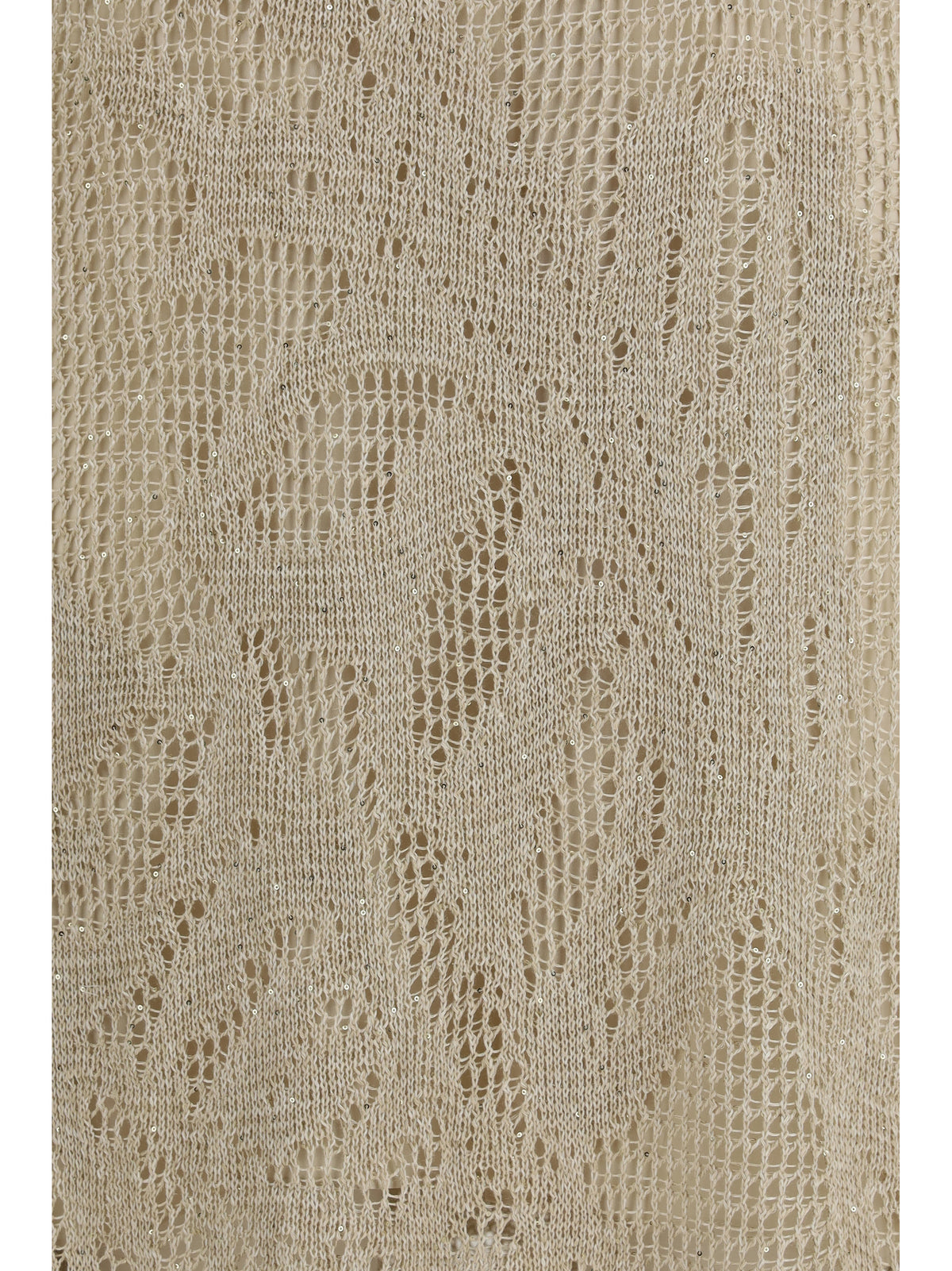 Brunello Cucinelli Dazzling Water Lillies Dress - Beige