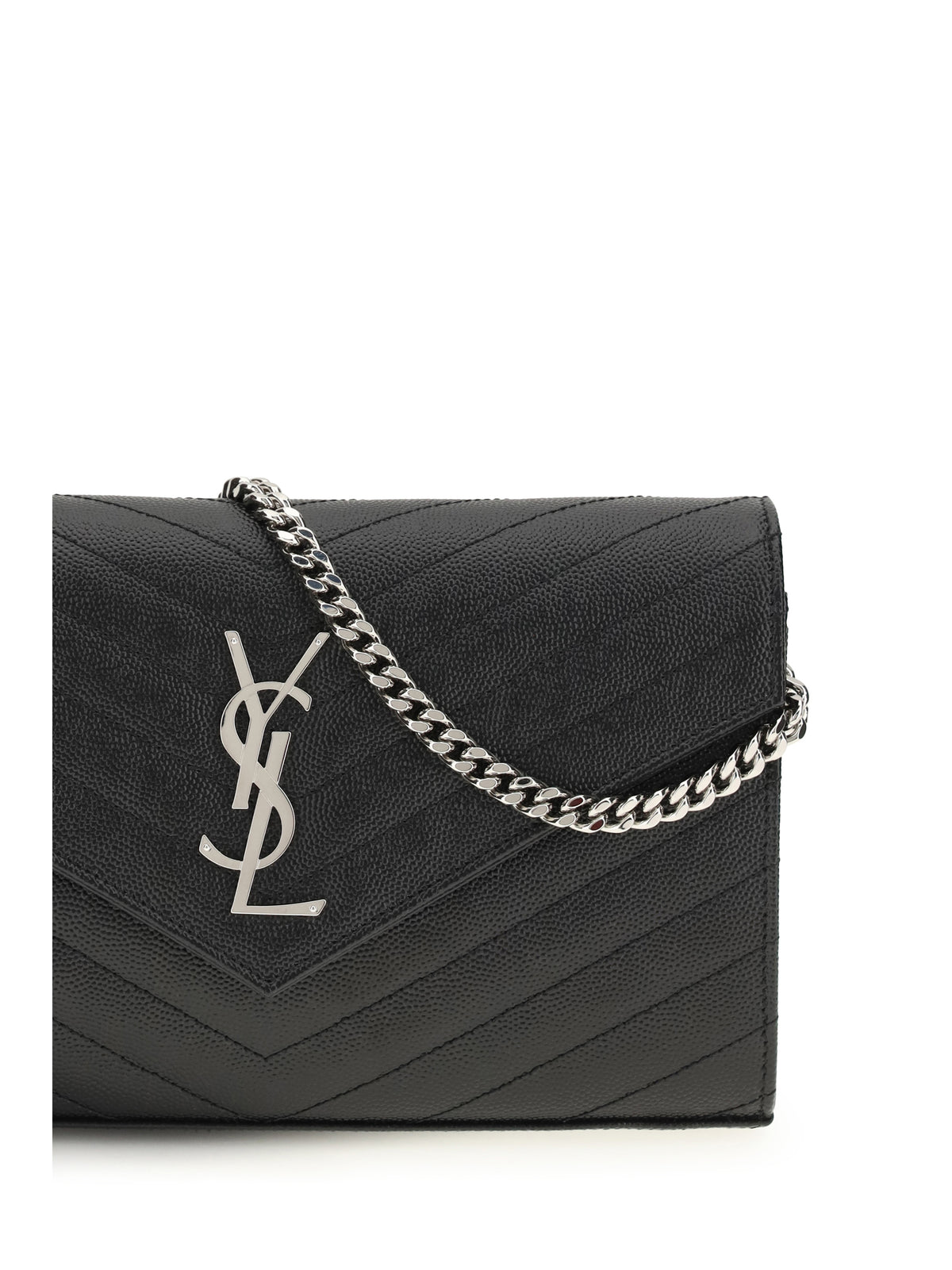 Saint Laurent Chain Wallet - Black